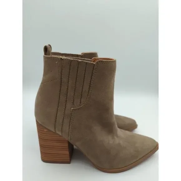 Nine West Orleeh Block Heel Ankle Boots Size 7 - Picture 3 of 6